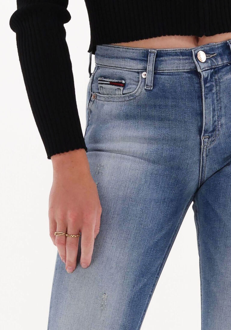 TOMMY JEANS blauwe tommy jeans skinny jeans nora mr skny cf2211