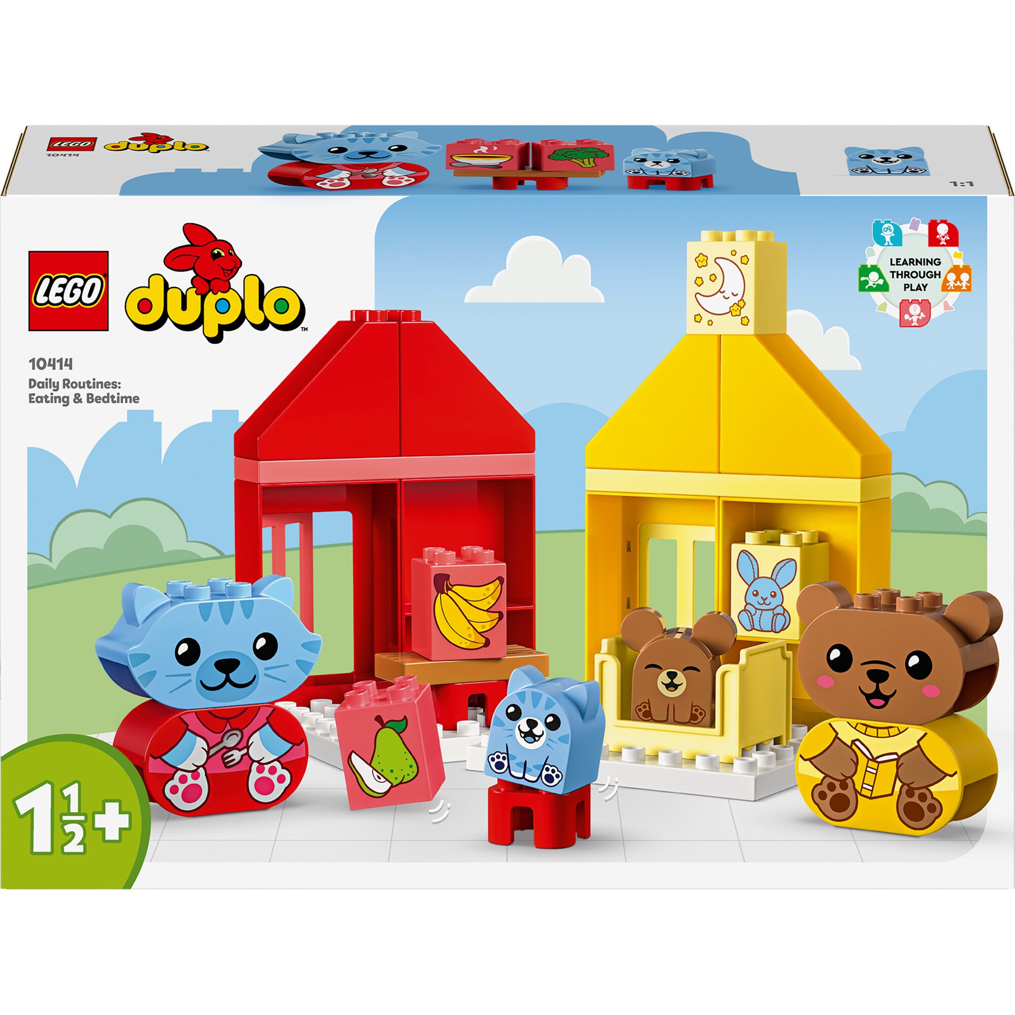 LEGO Konstruktionsspielzeug DUPLO Alltagsroutinen: Essen & Schlafenszeit