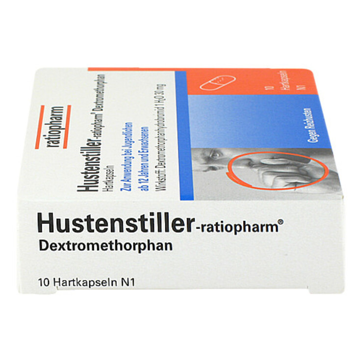 Hustenstiller Ratiopharm Dextromethorphan Kapseln, 10 St