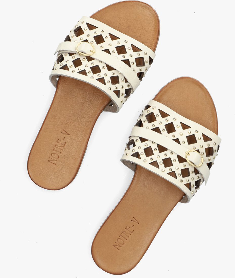 NOTRE-V witte notre-v slippers 10301