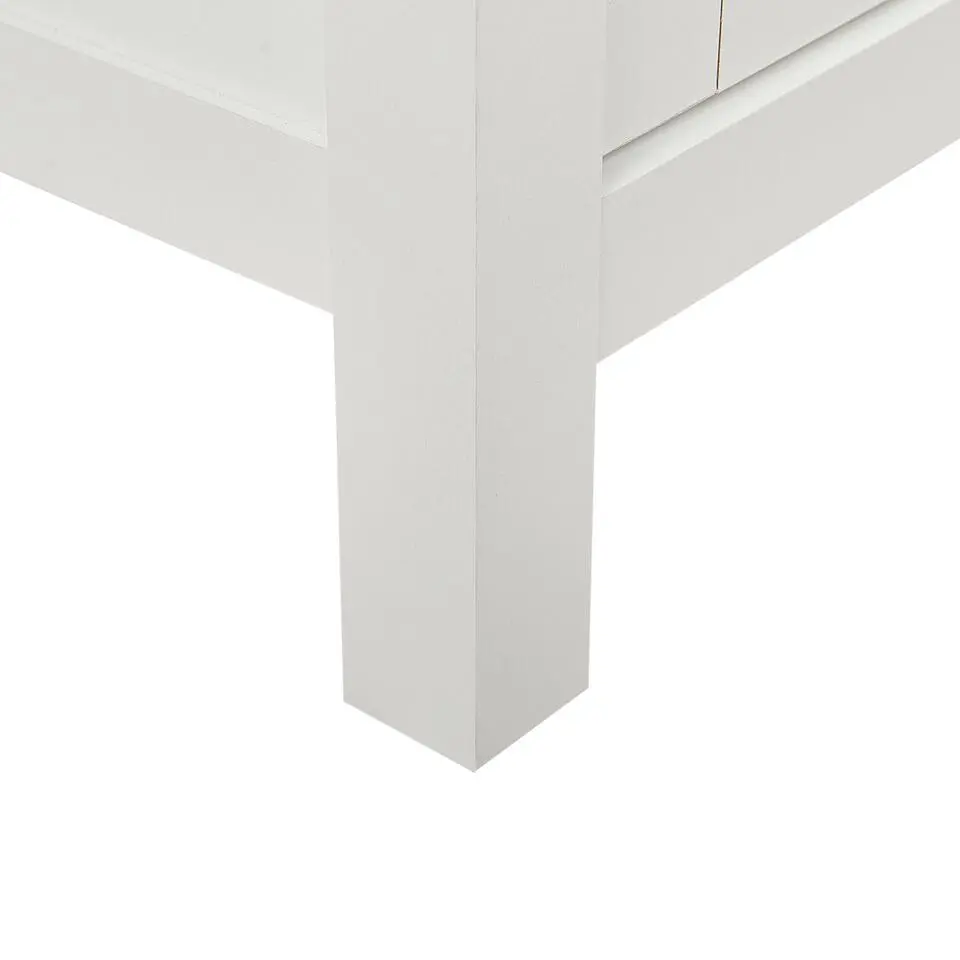 ATOCA - TV-meubel - Lichthout/Wit - MDF