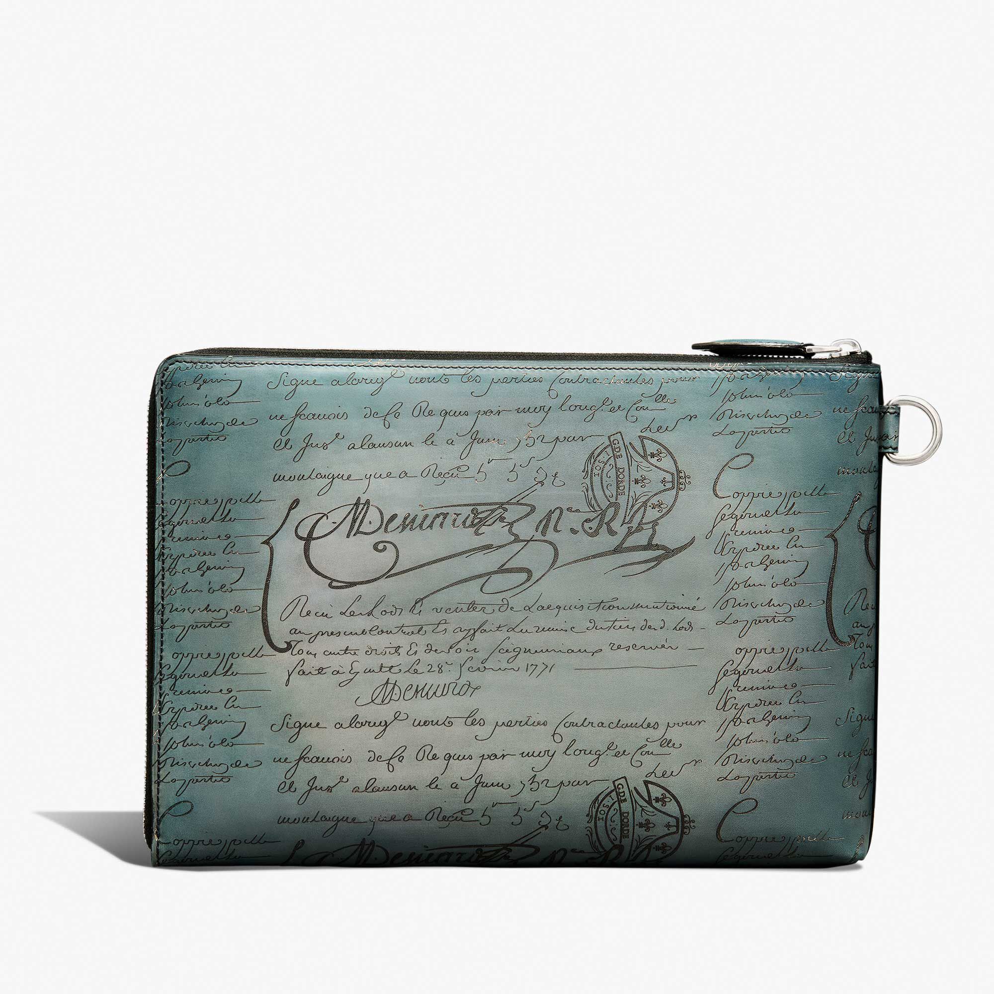 Pochette Nino GM En Cuir Scritto Swipe