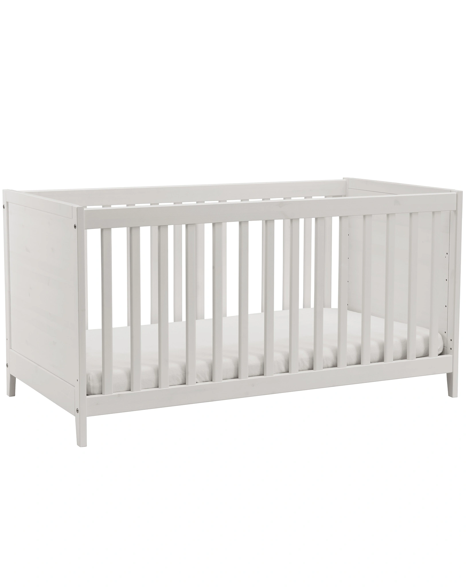 Kinderbett SOLVITA 70 x 140 cm (Farbe: weiß)