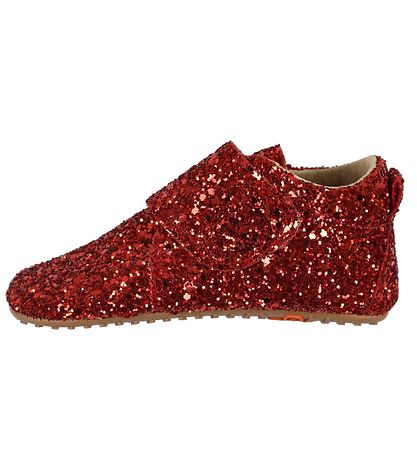 Arauto RAP Leder-Krabbelschuhe - Mingus - Rote Disco