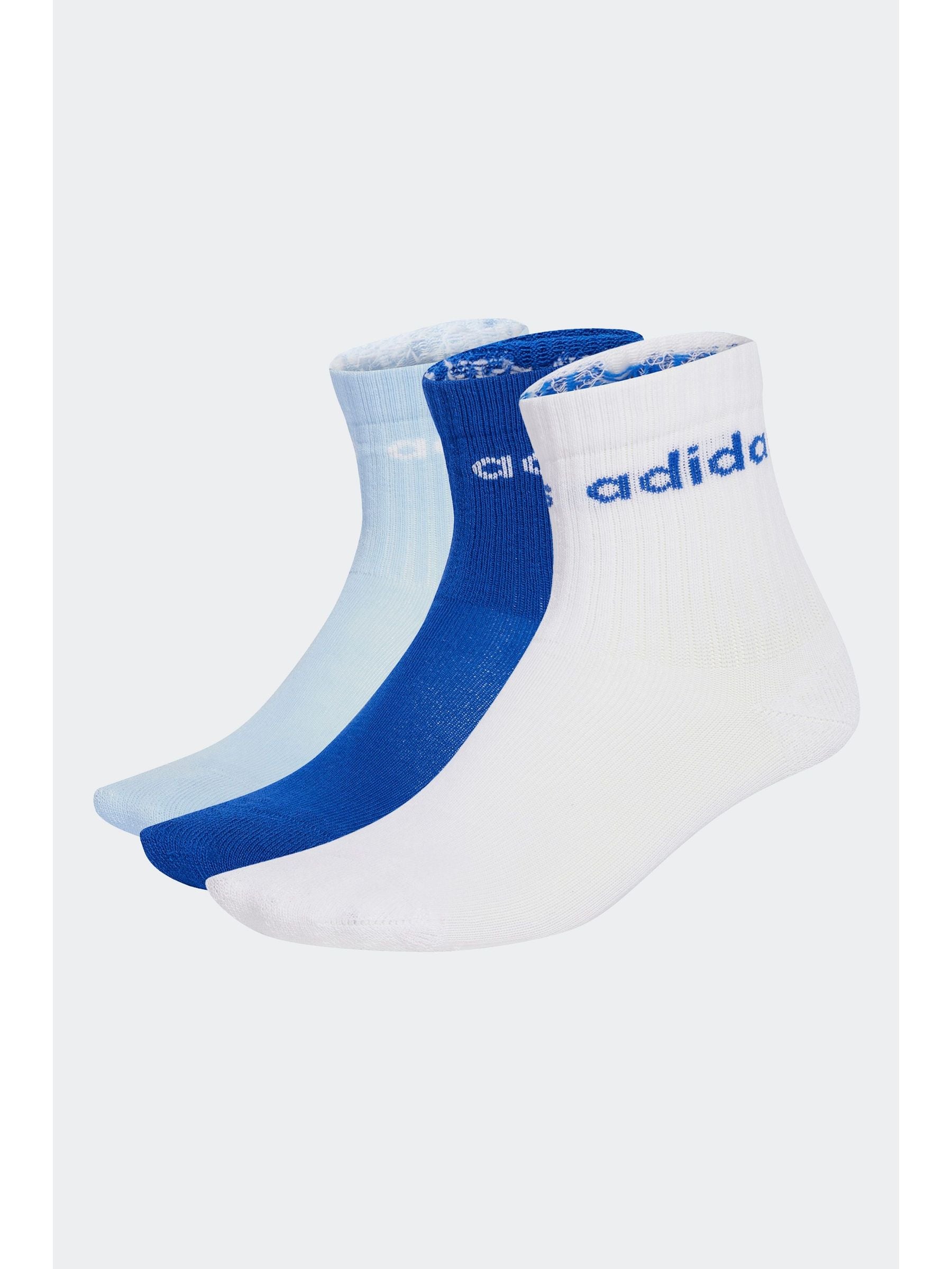 Ecruwit - adidas Linear Kids Crew Socks 3 Pack