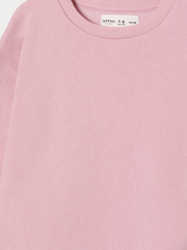 Moletom básico - Rosa chiclete