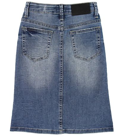Grønt Maxi Nederdel - Janni - Blå Denim