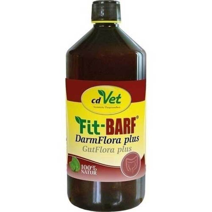 Fit-Barf Darmflora plus flüssig für Hunde und Katzen, 1 l