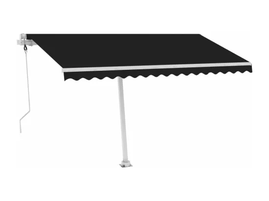 Auvent automatique sur pied 450x300 cm Anthracite