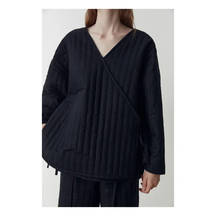 Deiji Studios Veste The Curved Matelassée | Noir