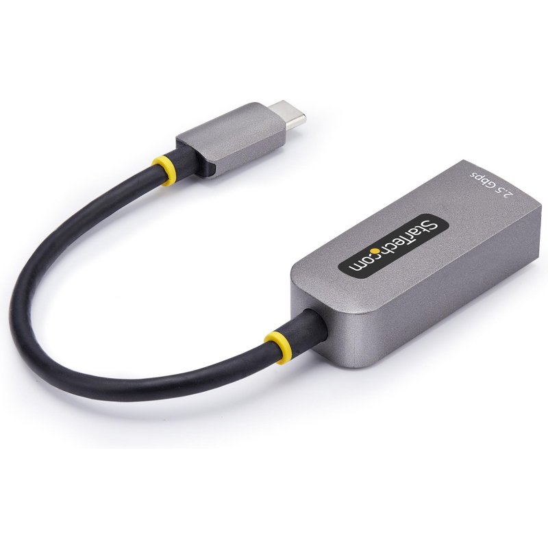 StarTech.com Adaptateur 2.5GbE USB-C vers Ethernet, NBASE-T NIC, USB 3.0 Type-C 2.5/1G Réseau Multi Speed, Compatible Thunderbolt, Windows & Mac