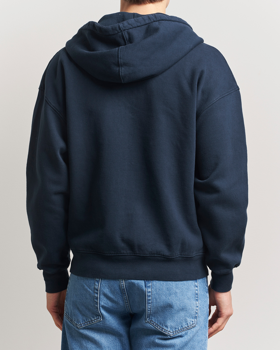 Colorful Standard Classic Organic Full Zip Hoodie Navy Blue