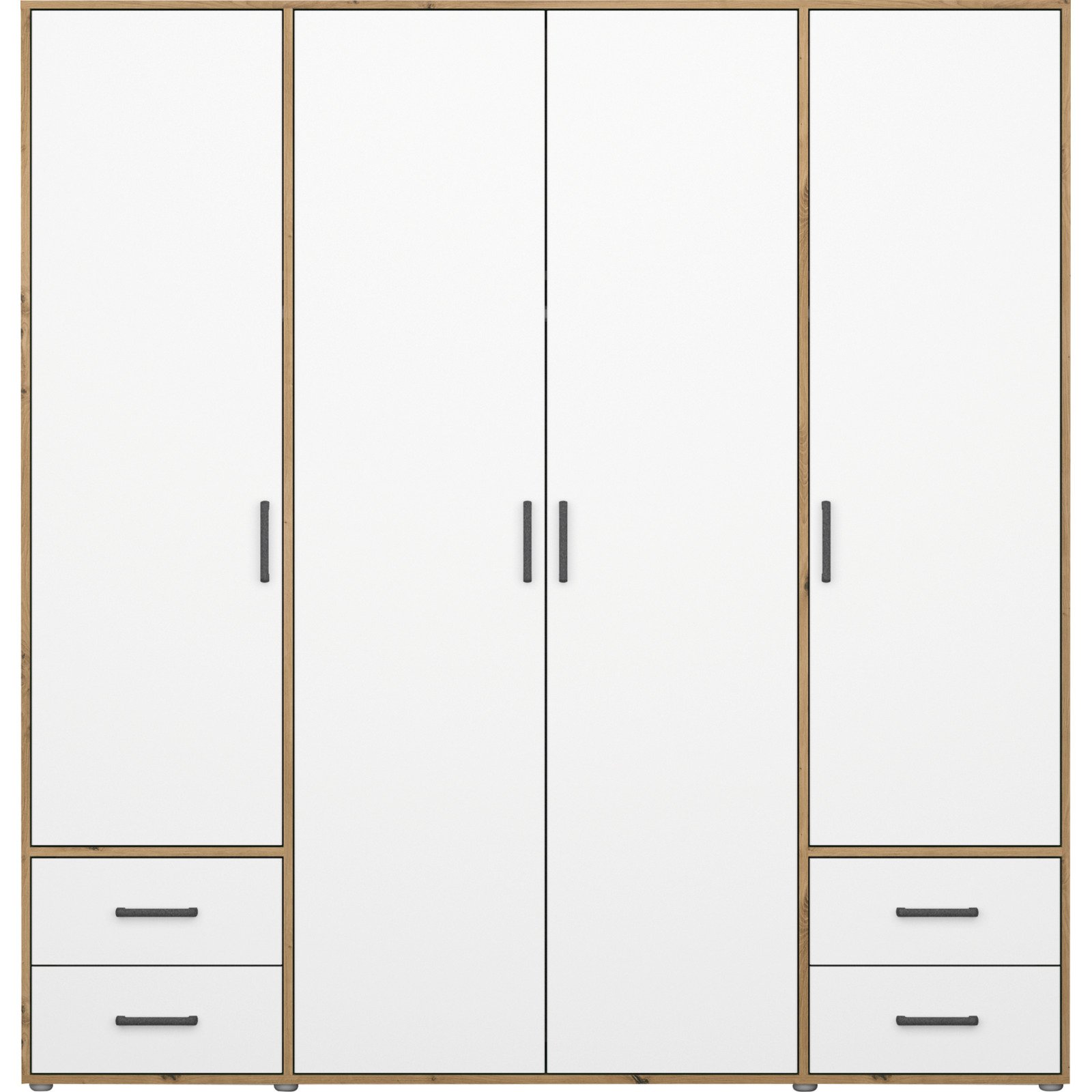 Schrank Voyager Dekor 187 x 194 x 53 cm weiss / Artisan
