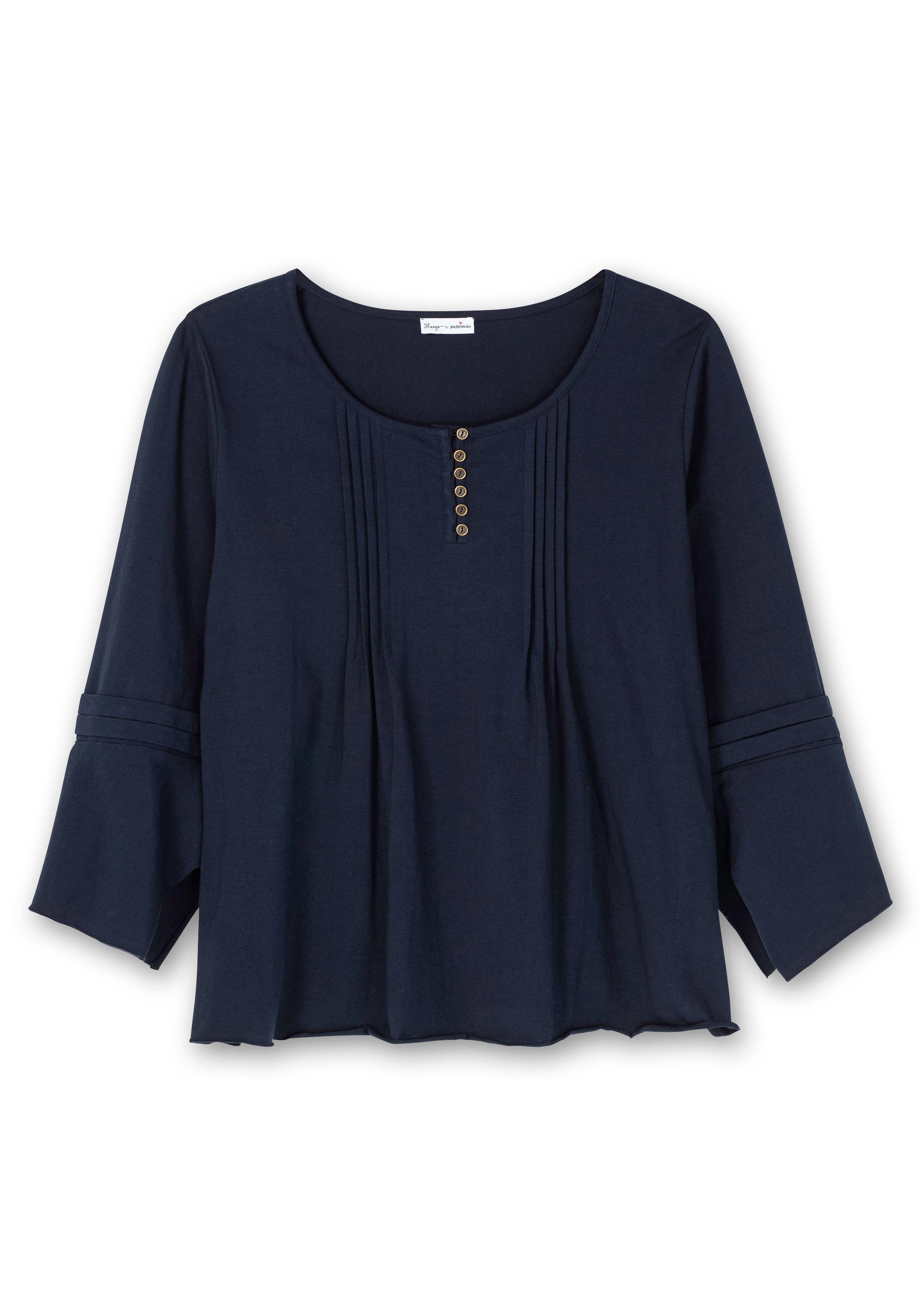 Langarmshirt mit Ärmeln in Zipfelform