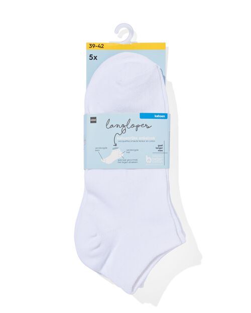 5 paires de socquettes femme avec coton blanc
