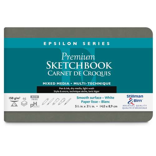 Stillman & Birn™ Premium Skizzenheft, Epsilon-Serie