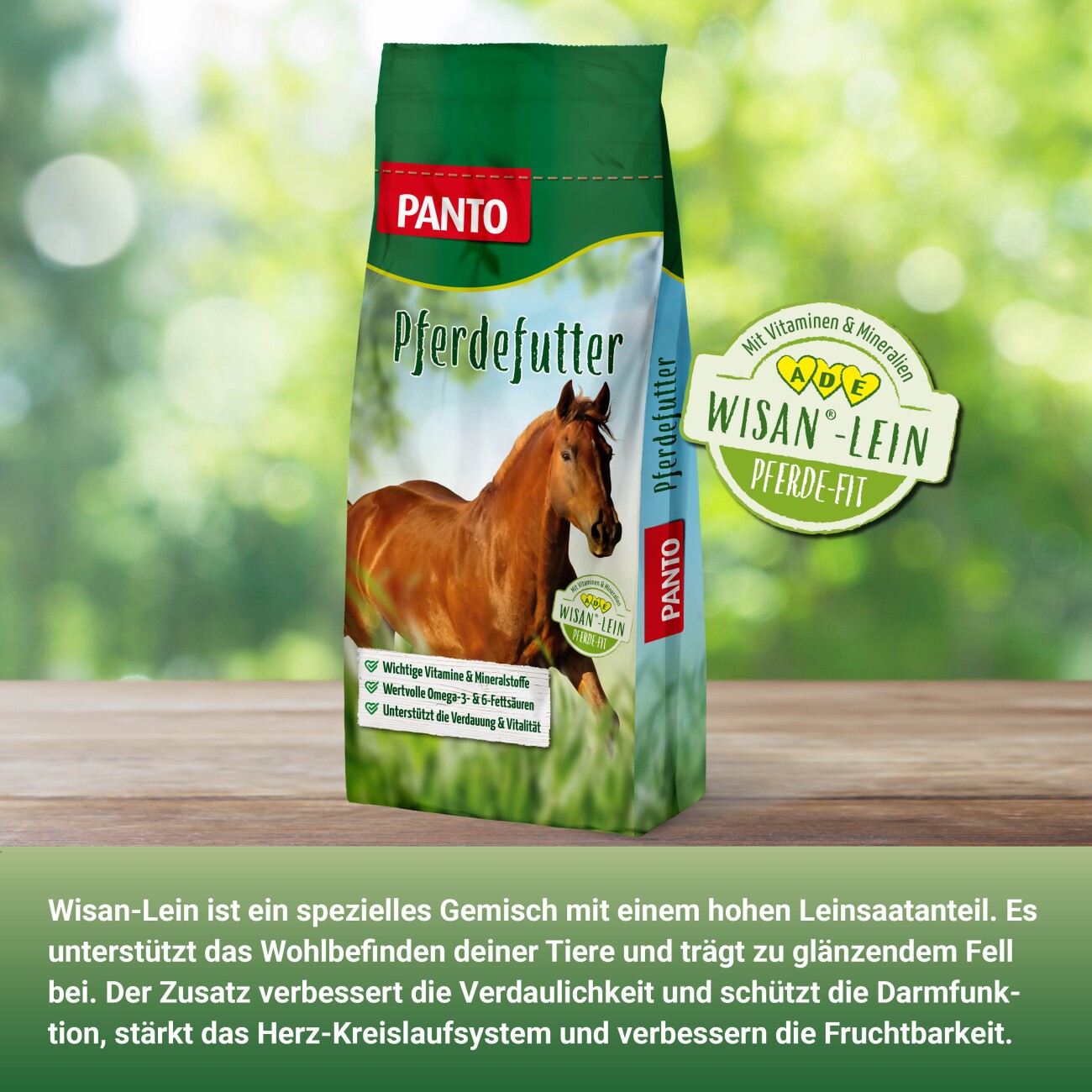 Panto SPORTMÜSLI MIT WISAN-LEIN 20kg