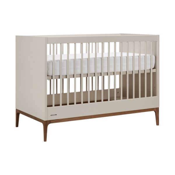 Kidsmill Modular Babykamer Oatmeal/Walnoot | Ledikant 60 x 120 cm   Commode
