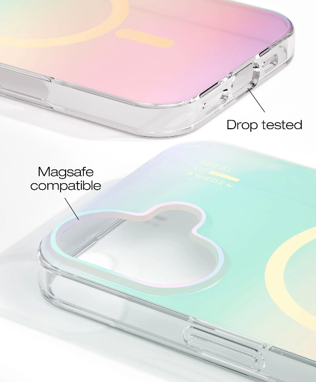 iPhone 16 MagSafe Hardcase Hülle Clear Case Recycled (IDCLCMS-I2461-527) - Shimmer