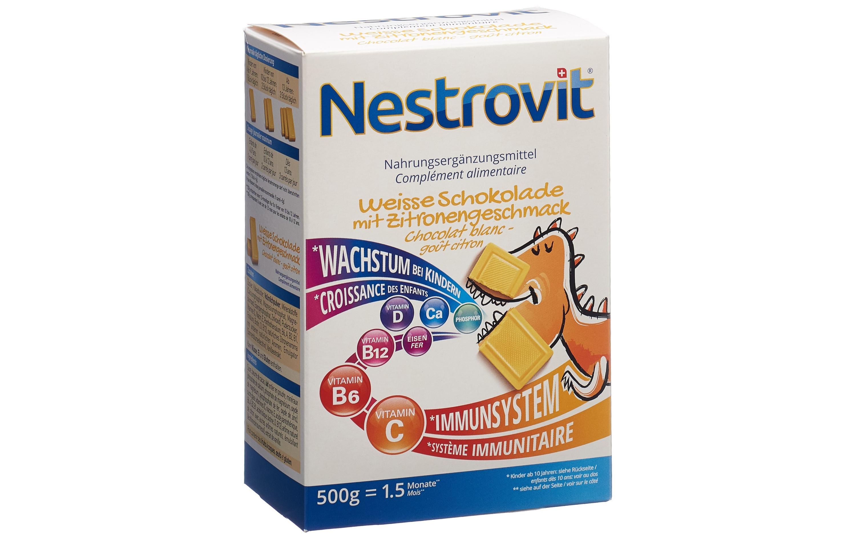 Weisse Schokolade 500 gVitaminreiche Schokolade zur Nahrungsergänzung