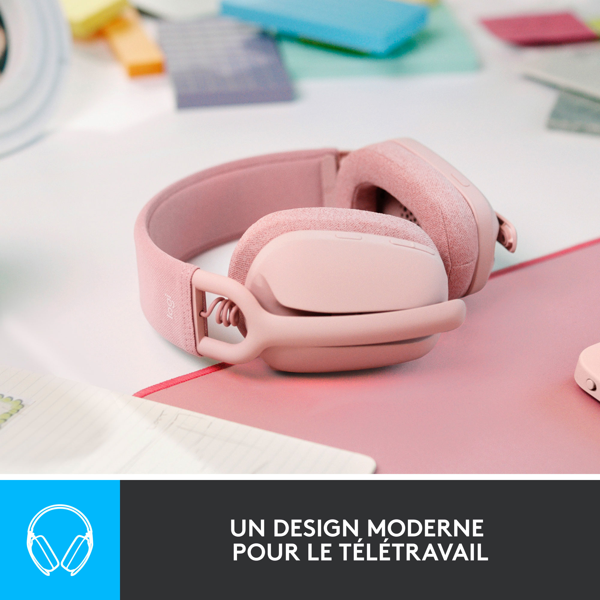 Logitech Zone Vibe 100 Rose