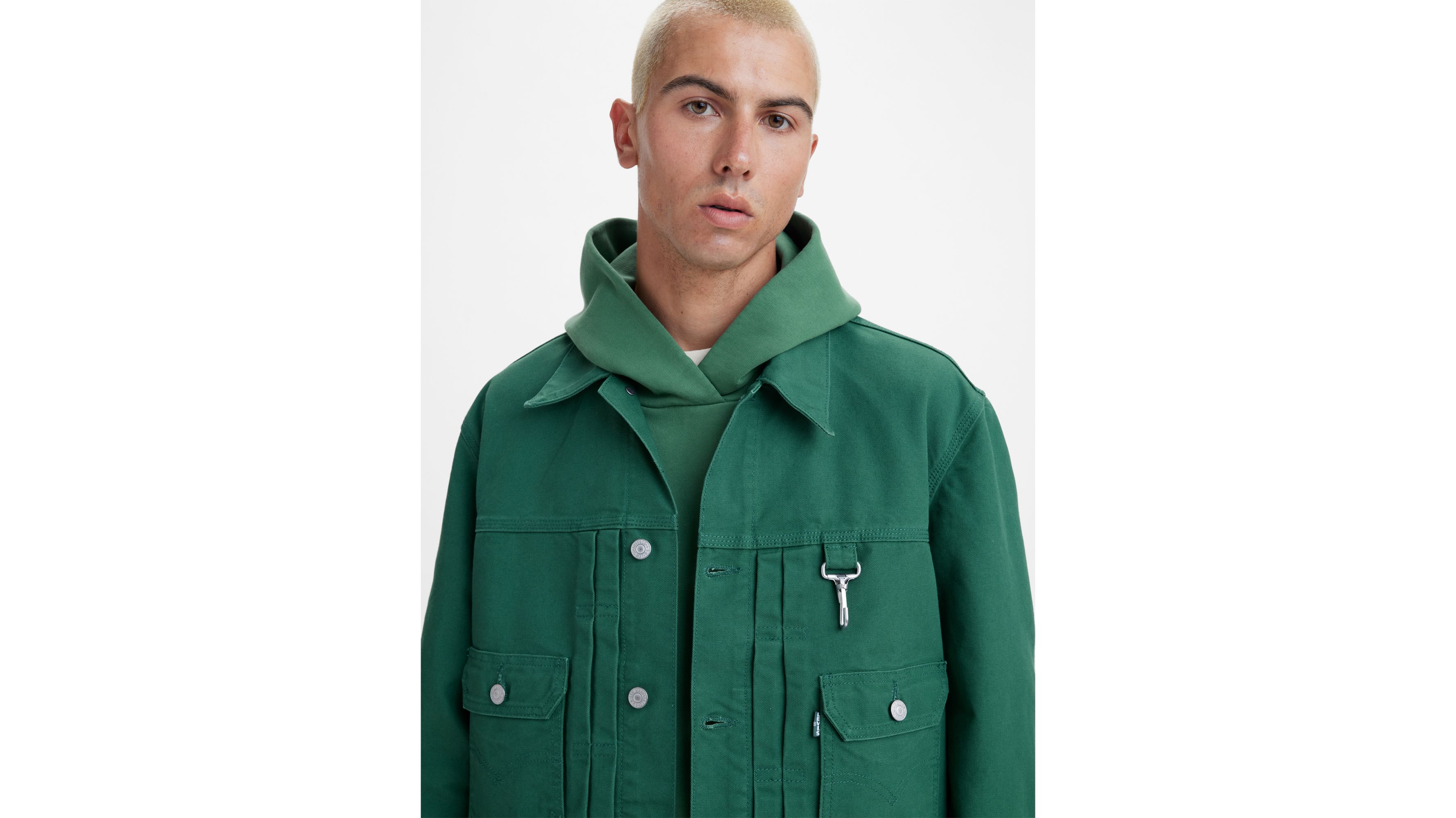 Veste Trucker Type II Homme Levi's® x Reese Cooper® - Green - Vert