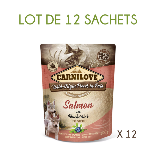 Carnilove Pouch pâtée 300 g pour chiot