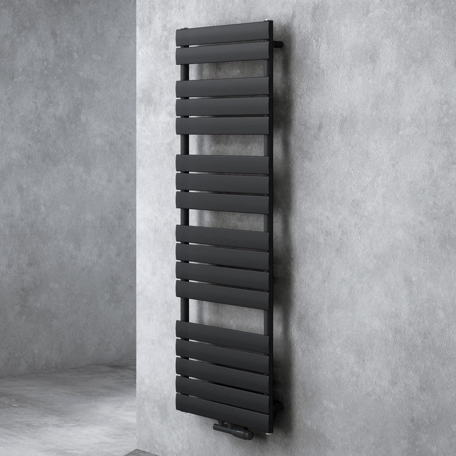 doporro Badheizkörper Heizkörper Bad Design Badheizung Flachheizkörper 160x50cm Anthrazit Paneelheizkörper Einlagig Horizontal 2in1 Mittelanschluss oder Seitenanschluss FH