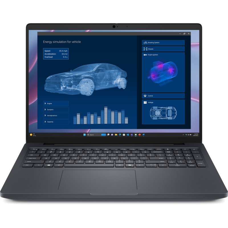 DELL Pro Max 16 MC16255 Copilot+ PC AMD Ryzen AI 7 PRO PRO 350 Station de travail mobile 40,6 cm (16