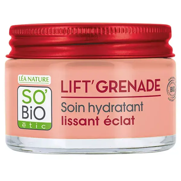 Tratamento Hidratante Suavizante Orgânico So'Bio Étic Lift'Grenade 50ml
