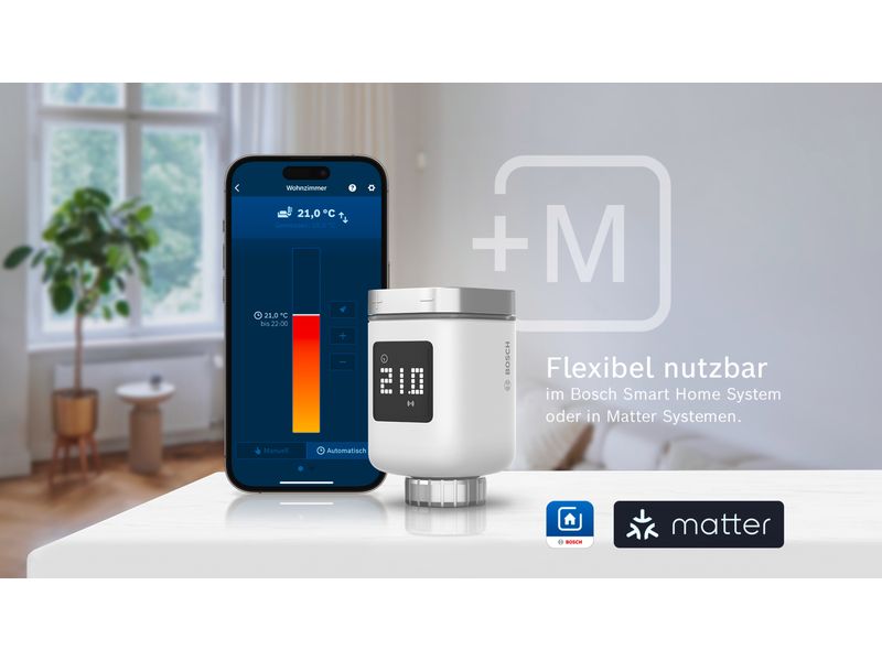Bosch Smart Home Heizkörperthermostat II [ M] Heizkörper-Thermostat