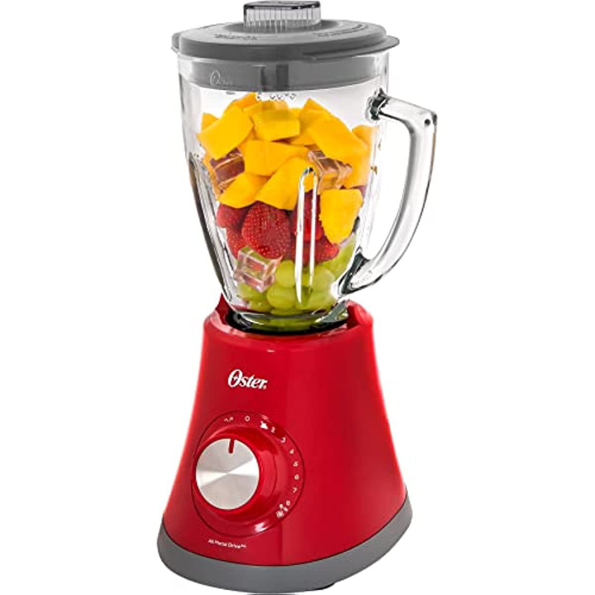 Liquidificador Super Chef, Vermelho, 127v, Oster