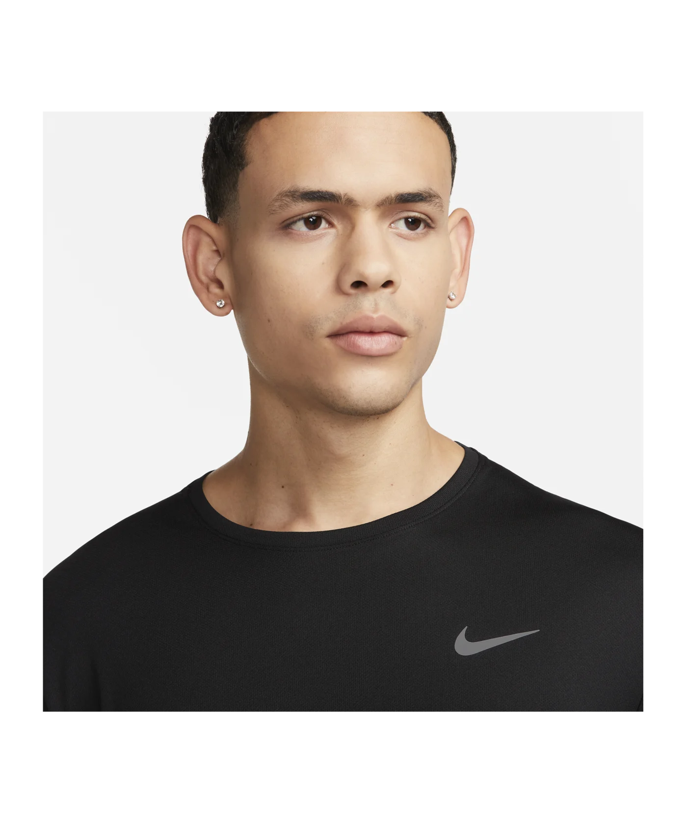 Nike UV Miler T-Shirt Schwarz F010