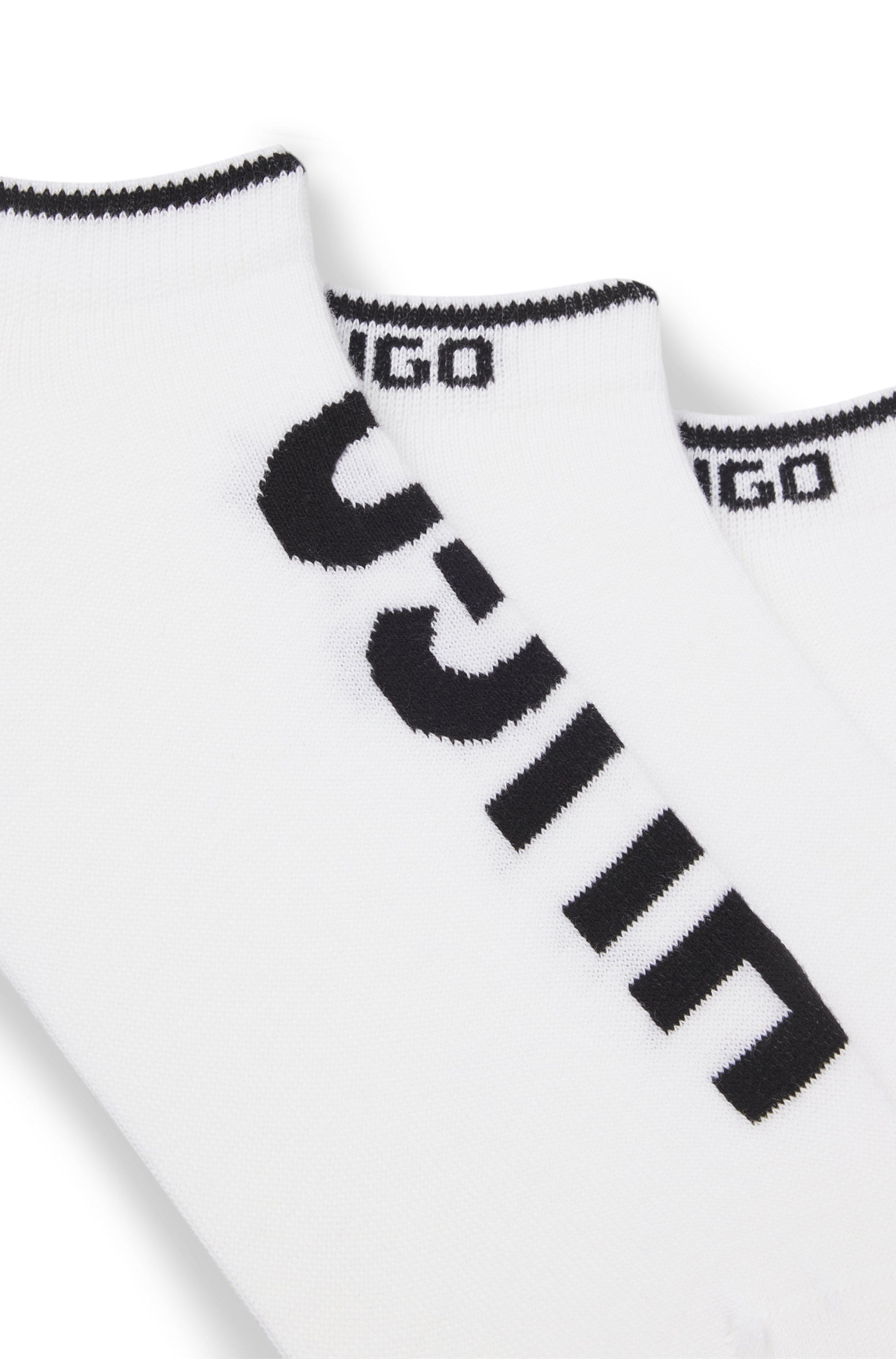 HUGO Underwear Sneakersocken »3P AS LOGO CC« 3 Paar tlg. mit Logodetails