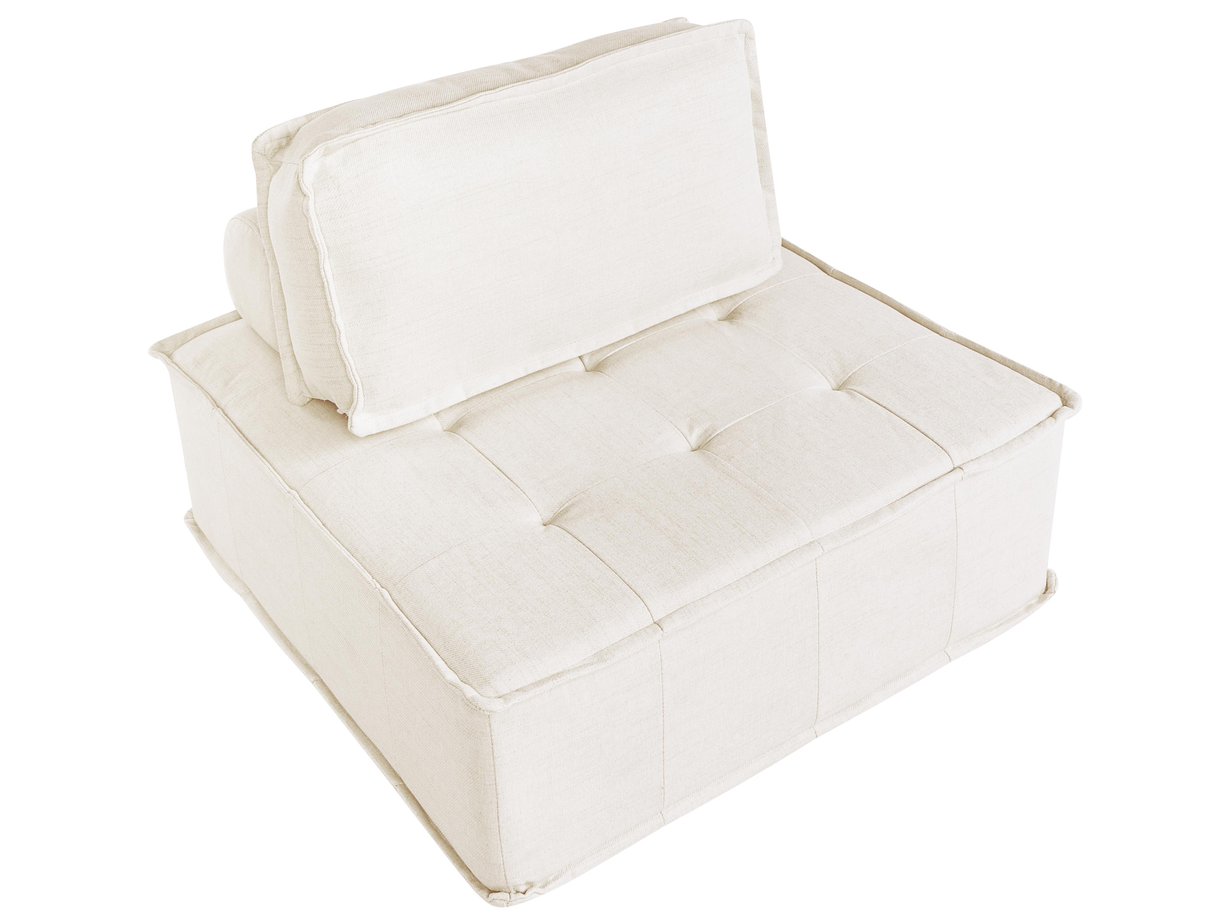 Modulaire bank 3-zits TIBRO Stof Gebroken wit