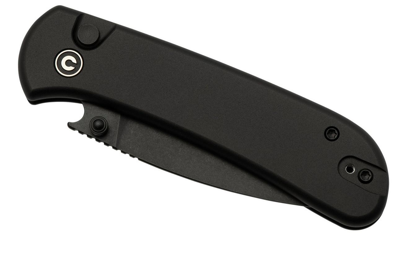 Civivi Qubit C22030E-1 Black Aluminium, zakmes