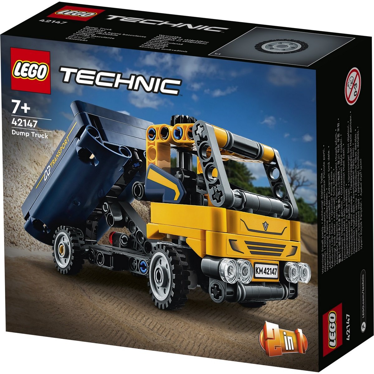 La camion à benne basculante Lego technic 42147