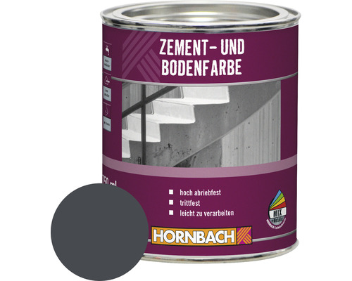 HORNBACH Cementverf Vloerverf RAL 7016 antracietgrijs 750 ml