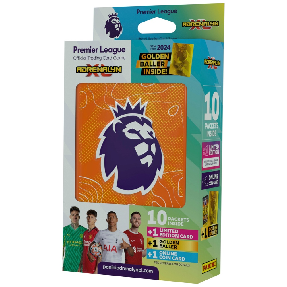 Panini Premier League 2024 Adrenalyn XL Sammelkartenspiel Mega-Dosen-Sortiment