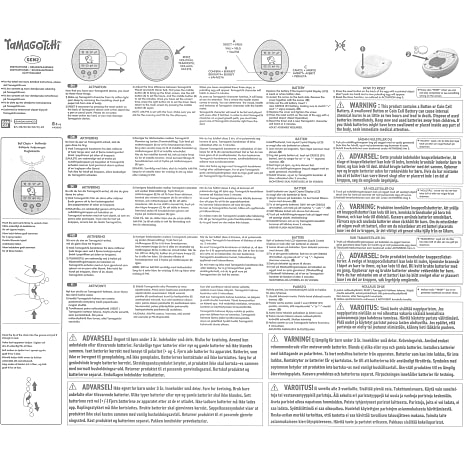 Tamagotchi Pochitchi Comic Book virtuelt kæledyr