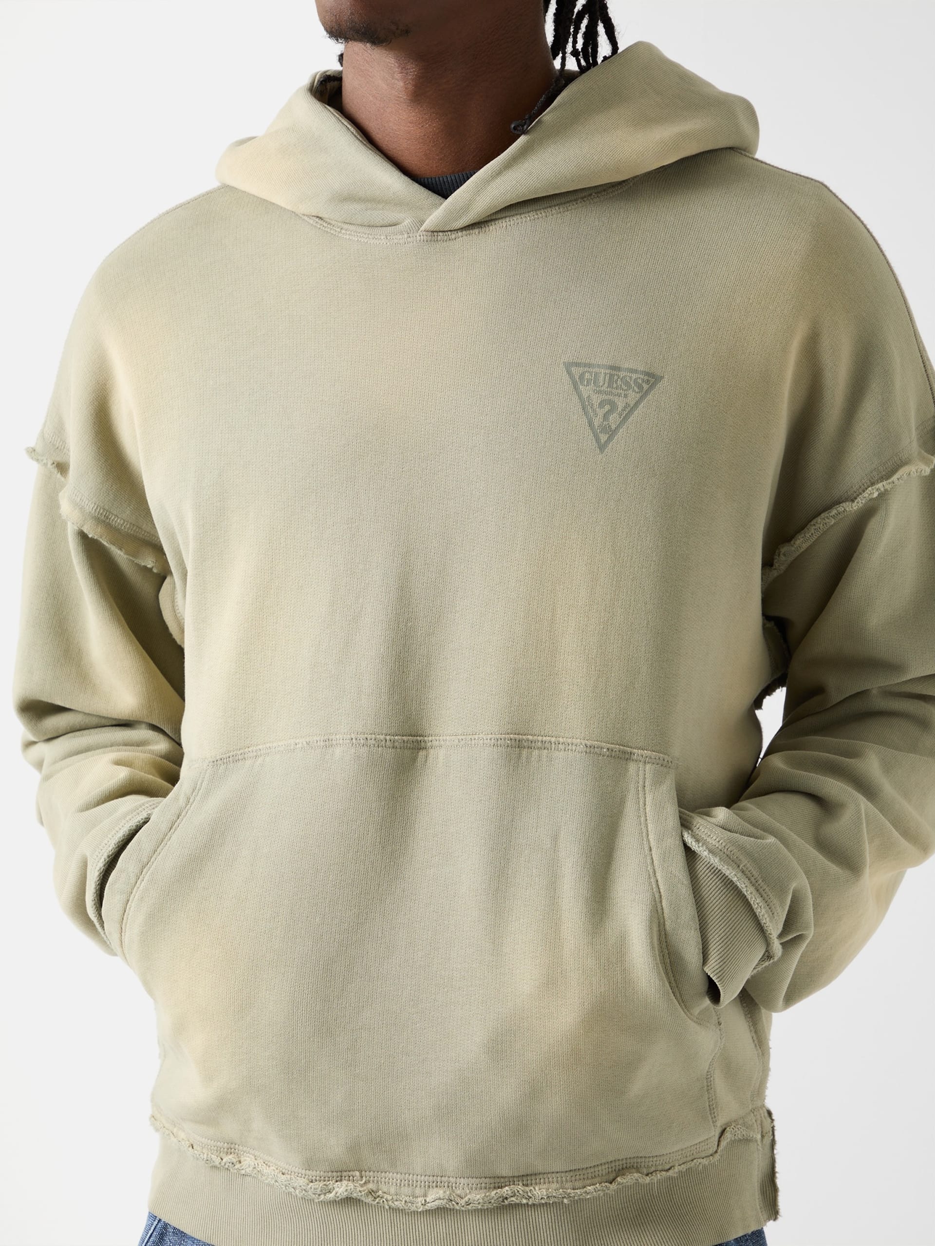 Moletom com capuz GUESS Originals Eco Triangle Logo