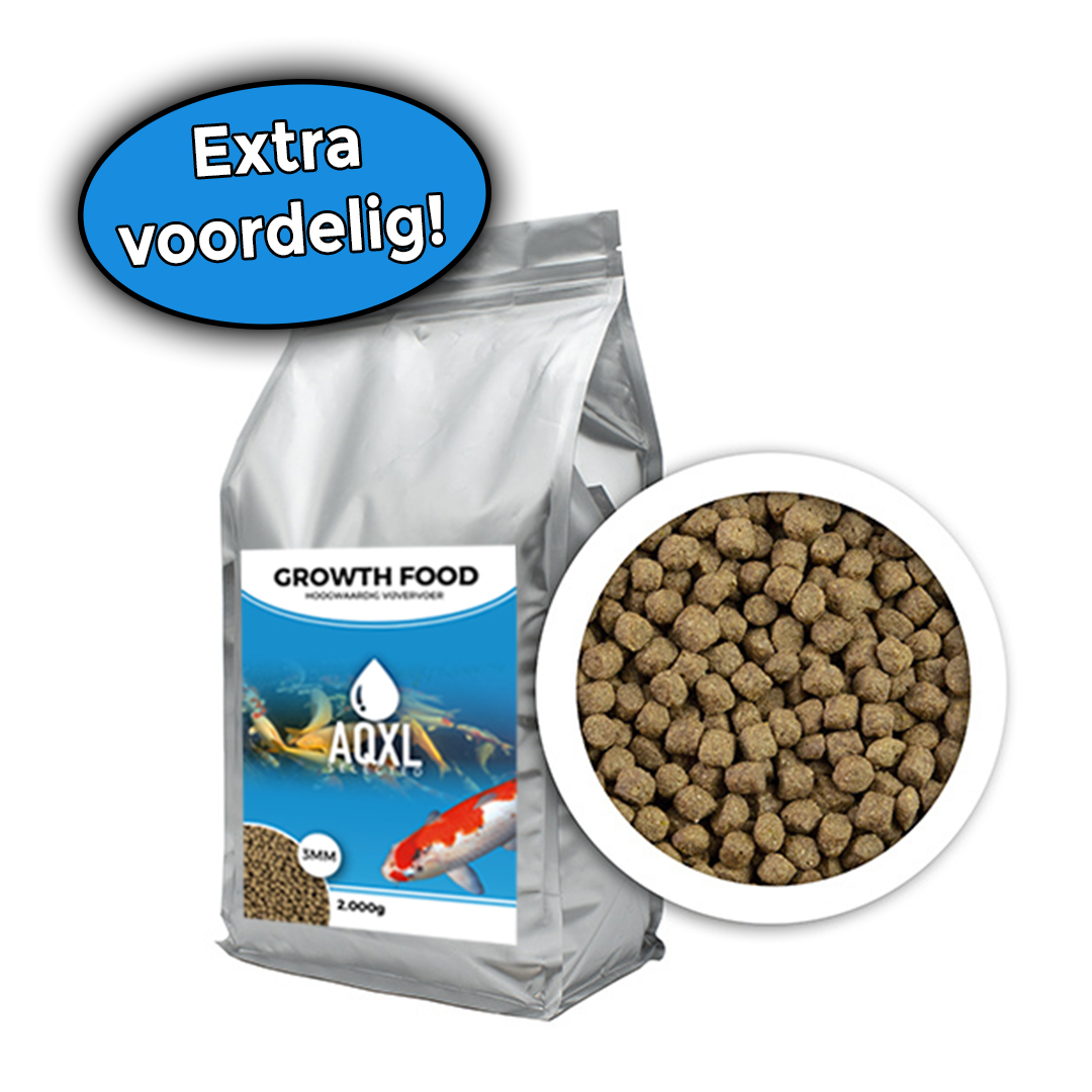 AQXL Selected Growth Food vijvervisvoer M 3mm 2kg