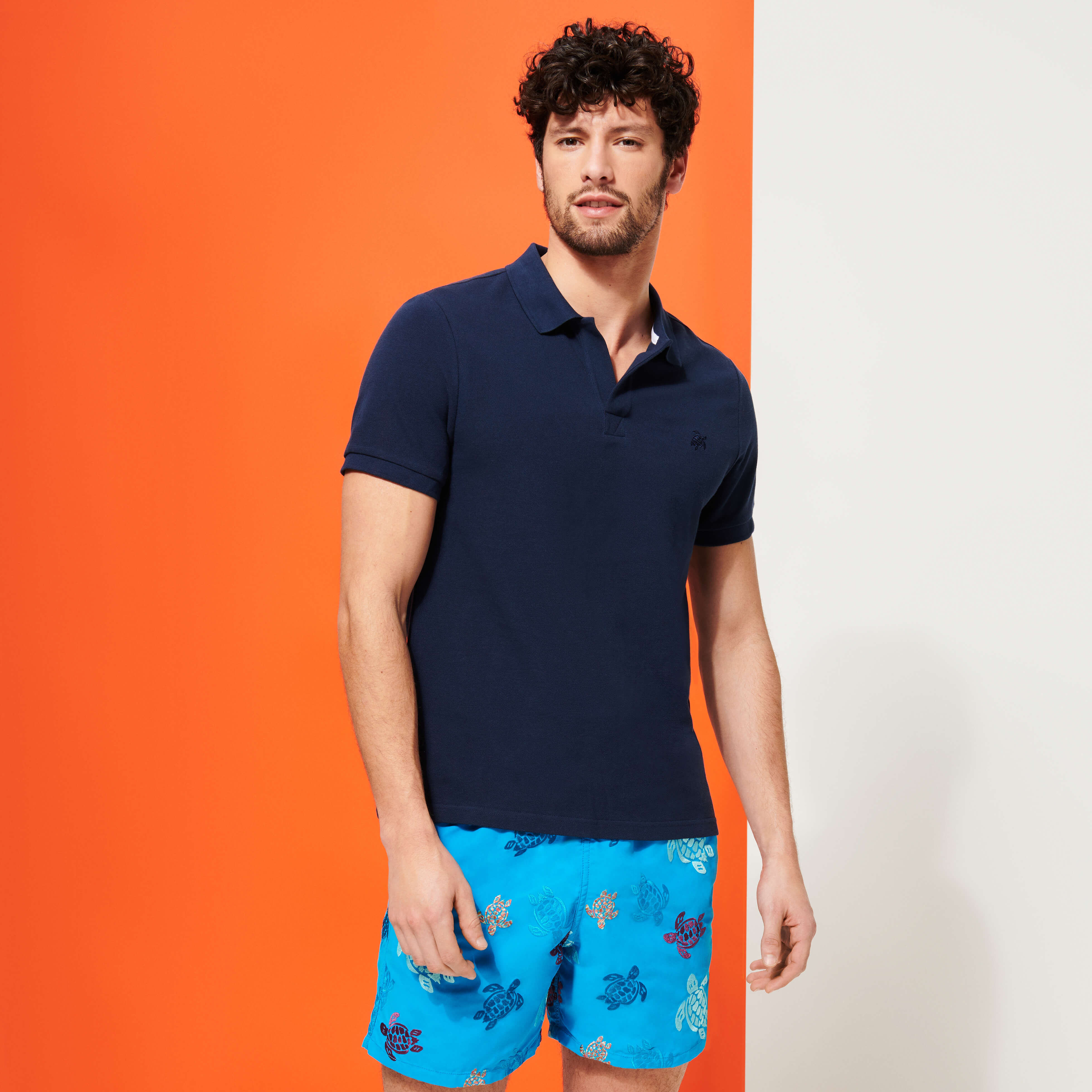 Polo Coton Piqué Homme Uni | Site Vilebrequin | PLTH2N00