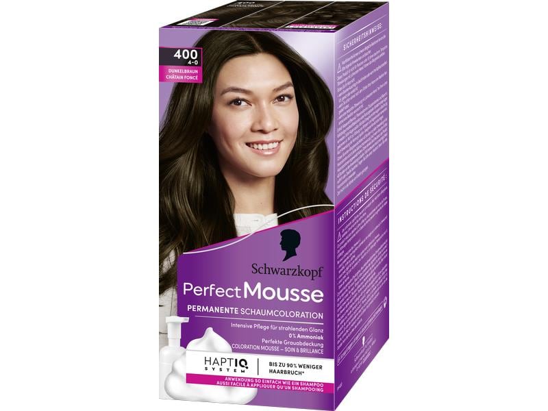 Schwarzkopf Perfect Mousse Haarcoloration Perfect Mousse 40 Permanente Haarfarbe mit perfekter Grauabdeckung