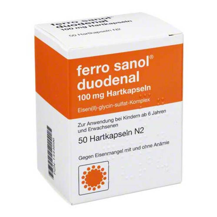 ferro sanol duodenal 100 mg, 50 St