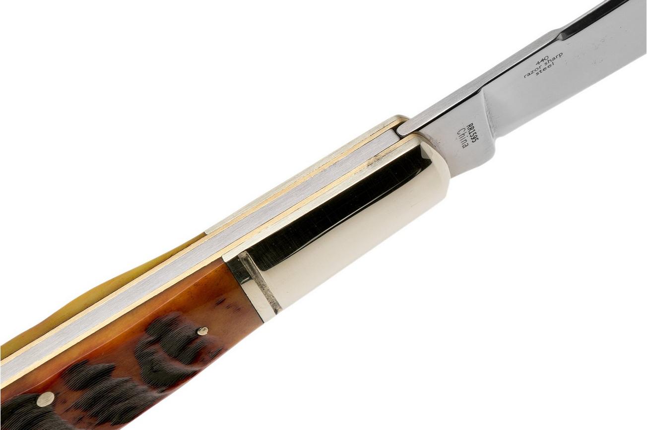 Rough Ryder Ram’s Horn Bone Big Daddy Barlow RR1595 zakmes