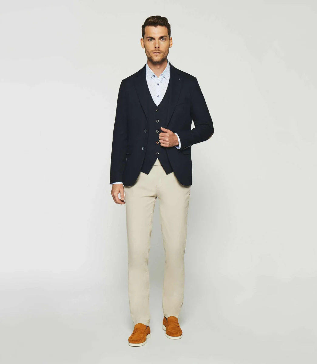 Veste casual marine