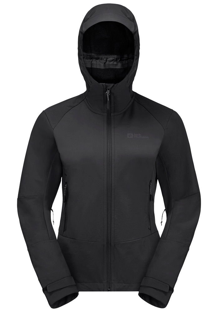 Jack Wolfskin Softshelljacke »KAMMWEG JKT W« mit Kapuze