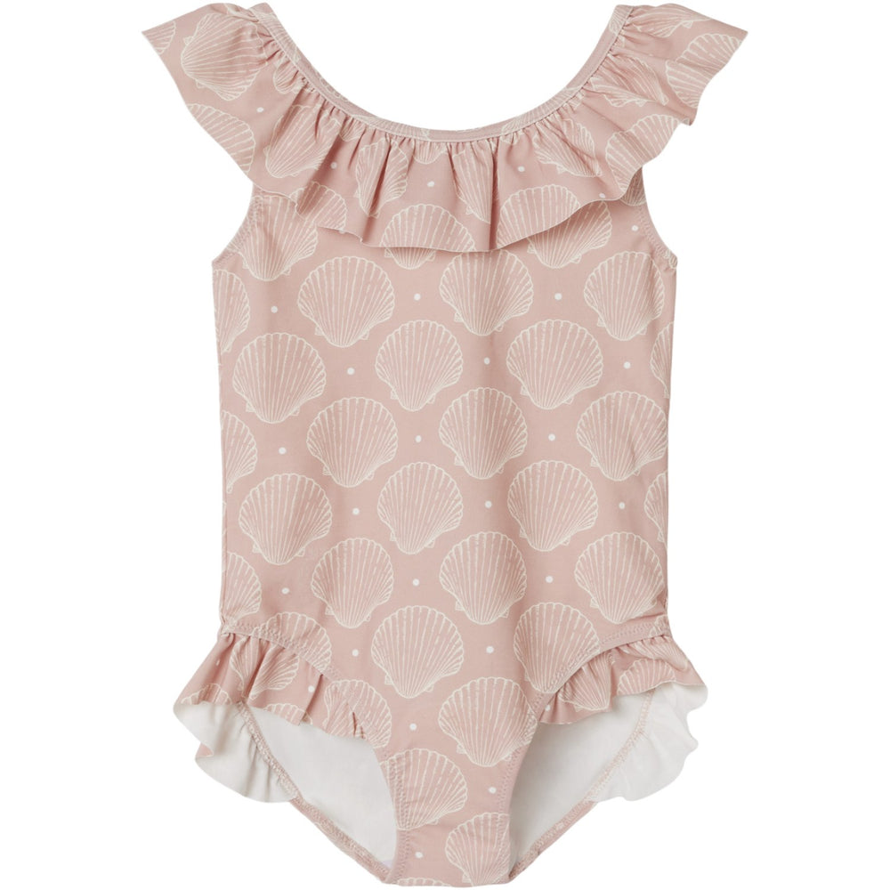 Køb Name It Pale Mauve Zelina Badedragt