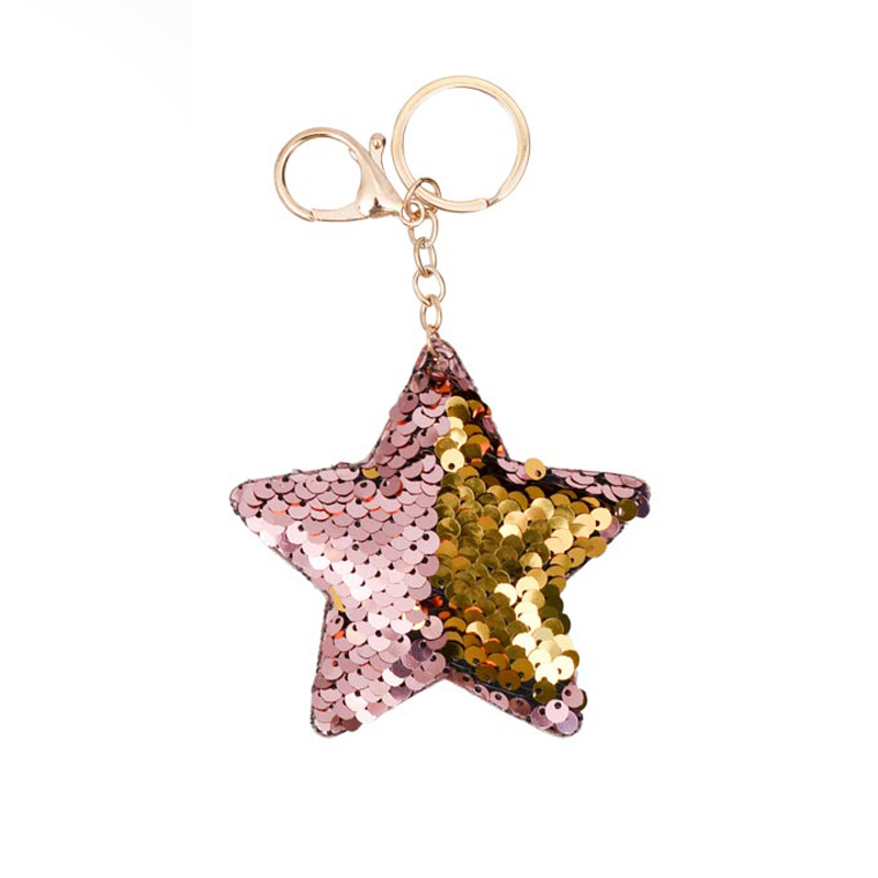 Porte clef étoile 'Seventies'